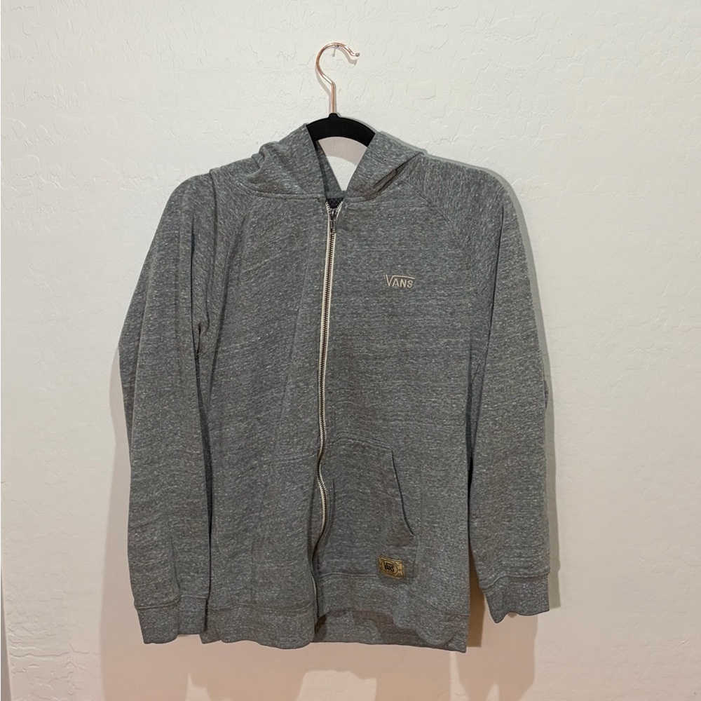 Vans Heather Gray Logo Hoodie
